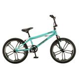 Mongoose Craze Boys and Girls 20 inch Kids BMX Bike Ages 6+ Black and Mint