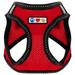 Pawtitas Adjustable Mesh Reflective Dog Harness XS Red