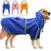 Pets Dog Raincoats For Large Dogs With Reflective Strip Hoodie Rain Poncho Jacket For Dogs Small Large Dogs Rain Coat Waterproof Jacket Fashion Outdoor Breathable Puppy Clothes