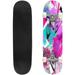 Abstract seamless chaotic pattern with urban geometric elements Outdoor Skateboard Longboards 31 x8 Pro Complete Skate Board Cruiser