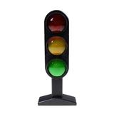 Bigstone Road Street Traffic Light Sign Model with LED Sound Kids Role Play Toy Gift(Black)