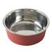 Popvcly Pet Feeder Stainless Steel Dog and Cat Bowls Feeding Replacement Food Bowl for Raised Feeder Pet Water Metal Bowls