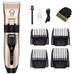 Electric Professional USB Dog Clippers Low Noise Rechargeable Pet Trimmers Cordless Pet Grooming Kit Electric Pet Hair Clippers Dog Shavers with LED Display Nail Kits Replacement Blade