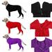 Topwoner Pet Dog Bodysuit Long Sleeves Jumpsuit Coat For Dogs E-Collar Alternative Recovery Onesie Suit for Dogs Grooming Reduce Anxiety Replace Medical Cone- Black S-XXL
