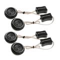 2Pair Premium Car Stereo Speaker Tweeter with Subwoofer for Car Audio System