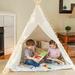 YouLoveIt Kids Teepee Tent Foldable Play Tent Childrens Play Tent for Indoor Outdoor Kid Play Tent Children Play House Kids Teepee Play Tent