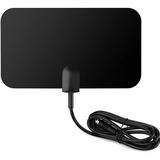 TV Antenna HDTV Amplifier Digital HDTV Antenna Indoor Super Flat TV Antenna Receiver with Antenna for DVB-T/DVB-T2 Supports 4K 1080 HD/VHF/UHF/Free Channels Suitable