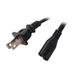 StarTech.com Model PXT101NB 6 ft. Standard Laptop Power Cord - NEMA 1-15P to C7