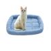 BT Bear Pet Bed Dog Warm Sleeping Blanket Washable Bed Mat Cat Pad for Puppy Small Dog Cat (M Blue)