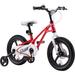 Royalbaby Galaxy Kids Bike 14 In. Magnesium Children s Bicycle with Disc Brake Training Wheel for Boy s and Girl s Ages 3-8 Red