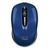Adesso iMouse S50 Wireless Mini Mouse 2.4 GHz Frequency/33 ft Wireless Range Left/Right Hand Use Blue