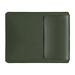 13-13.3 inch Laptop Sleeve Bag Compatible with MacBook Air/Pro Notebook Compatible with MacBook Pro 11 12 14 inch 2023-2021 A2779 M2 A2442 M1 PVC Leather Slim Protective Case Bag Dark Green