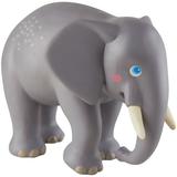 HABA Little Friends Elephant - Chunky Plastic Zoo Animal Toy Figure (4.5 Tall)