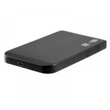 Balems 2.5 inch Hard Disk Drive SATA to Mini USB 2.0 Enclosure Tool Free Aluminum Alloy HDD Case Portable External SSD Box Support 2TB (Black)