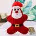 1pc Pet Plush Vocal Plush Toy Cute Christmas Santa Claus Molar Bite Toy Cartoon Puppy Dog Cat Stuff Toy Pet Christmas Playing Toy