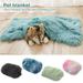 Dengjunhu Pet Blanket Double-layer Keep Warmth Super Soft Thickened Puppy Cat Cushion Quilt for Small Medium Large Dogs