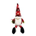 HGYCPP Christmas Long Leg Handmade Swedish Gnome Santa Plush Toys Doll Ornaments Holiday Home Party Decor Kids Xmas Gift