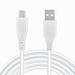 FITE ON 5ft White Micro USB PC Data SYNC Charging Cable Cord Replacement for Garmin GPS ZUMO 590 660 670