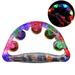 BELUPAI LED Light Up Flashing Tambourine Shaking Musical Toy Party Prop
