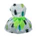 Xmarks Bowknot Dog Christmas Outfits Girl Dog Holiday Dress Lightweight Puppy Clothes Pet Apparel Doggie Costume Cat Clothing