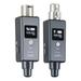 CACAGOO 1 Pair Microphone Wireless System Micphone Wireless System UHF DSP & Receiver Mic/Line Two Modes for Dynamic/Condenser Microphone