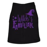 Dog Shirt Witch s Familiar Tshirt Funny Halloween Dog Clothes For Family Pet