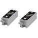 PrinterDash Compatible Replacement for Canon PIXMA IP-100/IP-110 Black Inkjet (2/PK) (PGI-35) (1509B012)
