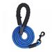 4.92Ft Dog Leash Heavy Duty Dog Leash High Reflective Dog Leash For Walking With Comfortable Padded Handle