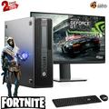 Gaming HP Z240 Workstation SFF Computer Core i5 6th 3.4GHz 8GB Ram 2TB HDD 240GB M.2 SSD NVIDIA GT 1030 New 20 LCD Keyboard and Mouse Wi-Fi Win10 Home Desktop PC (Refurbished)
