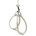 Mirage Pet Products Faux Leather Snake Skin Step-in Dog Harness Off-White XS (6 to 9 Chest Size)