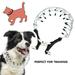 Dog Prong Traing Collar Safe Choke Pinch Collar for Dogs with Martingale Chain and Rubber Caps No Pull Dog Collar for Medium Large Breed Dogs