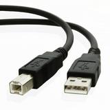 25ft USB Cable for: Canon PIXMA MG3122 Wireless Inkjet Photo All-In-One Printer/Copier/Scanner - Black