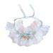 Cat Wedding Costume Princess Cat Wedding Dress Bandana Collar Veil and Cute Lace Pet Bibs Scarf Handcrafted Wreath Accessories for Cats Only Birthday Party