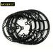 Folding Cycling Chainring 130bcd 45T 47T 53T 56T 58T Round Single Speed Bike Chainwheel Aluminium Alloy Bicycle Chain Ring Sprocket For 6/7/8/9/10 Speed