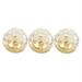 3x Miniatures LED Ceiling Lamp Battery Operated Set for 1/12 Dollhouse Room Toy