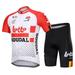 Men s Cycling Jersey Set Biking Short Sleeve Set with 3D Padded Shorts Cycling Clothing Set for MTB Road Bike