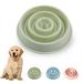 Feelers Dog Slow Feeder Bowl Anti-Gulping Pet Slower Feeding Dishes Preventing Choking Healthy Dog Bowl for Puppies & Medium Dogs Green