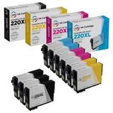 LD Products Replacement for Epson 220XL Ink Cartridges 220 XL (3 T220XL120 Black 2 T220XL220 Cyan 2 T220XL320 Magenta 2 T220XL420 Yellow 9-Pack) for XP-320 XP 420 WF-2650 WF2660 WF-2750