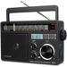 Retekess TR618 Portable AM FM Radio Shortwave Radio with SD Micro SD and USB Support AM FM Radio for Home Kitchen or Drive