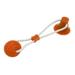 Dog Ropes Toy Pet Supplies Self-Playing Rubber Ball Toy Dog Interactive Chew Toy Teeth Cleaning Tool Solid Rubber Balls with Suction Cup