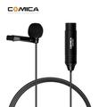 COMICA CVM-V02O Omnidirectional Lavalier Microphone Condenser Mic XLR Plug Supports 48V Phantom Power Compatible with Camcorders Video Recording