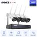 ANNKE WE400 8CH 5MP Wireless NVR Security System with 3MP Super HD WiFi IP Cameras Night Vision Audio Record AI Human Detection IP66 Waterproof for Outdoor/Indoor Surveillance with 0T Hard Drive