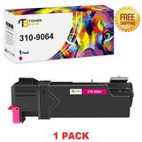 Toner Bank Compatible Toner Cartridge Replacement for Dell 310-9064 Work with Color Laser Printer 1320 1320C 1320CN Printer Ink (Magenta 1-Pack)