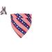 2 PCS Dog Bandana 4th of July Dog Bandanas Reversible Triangle Bibs Scarf