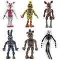 6pcs/Set Five Nights at Freddys Action Figures Toys Collection Kids Xmas birthday Gift