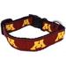 Minnesota Brand New Pet Dog Collar(Medium) Official Gophers Logo/Golden Color