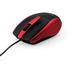 Verbatim Corded Notebook Optical Mouse - Red - Optical - Cable - Red - 1 Pack - USB Type A - Scroll Wheel | Bundle of 5