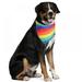 Special Buys! 1Pcs Summer Dog Rainbow Tropical Style Pet Cat Dog Bandanas Scarf Polyester Small Dogs Puppy Bandana Bibs Dog Accessories