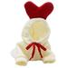 Winter Warm Dog Clothes Cute Plush Dog Coat Hoodies For French Bulldog Pet Halloween Frog Fruit Cosplay Costume Small Dog Jacket White M