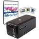 Plustek OpticFilm 8300i Ai Film Scanner - Converts 35mm Film & Slide into Digital SilverFast Ai Studio 9 + Advanced IT8 Calibration Target (3 Slide)
